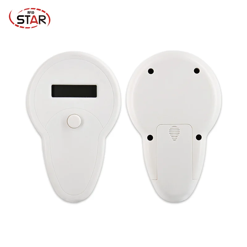 ISO FDX B Pet RFID Chip Reader OLED Display Portable Animal Microchip