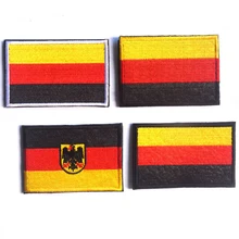 Вышитый Флаг Германии патч орла крепеж боевой тактические военные заплаты Охота для шляпы куртка кепки на заказ