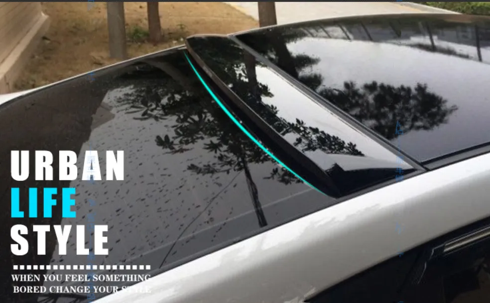 Paint Deflector Spoiler Roof Rear Wing For 2011-2014 Hrundai Sonata Roof Without Light Rear Spoiler Trim