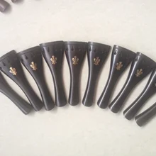 10 шт. цветок Инкрустация черное дерево 4/4 Размер Скрипка фитинг, цена