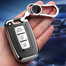 Мягкий чехол для ключей автомобиля из ТПУ для hyundai Solaris HB20 Veloster SR IX35 Accent Elantra i30 ДЛЯ KIA RIO K2 K3 Sportage