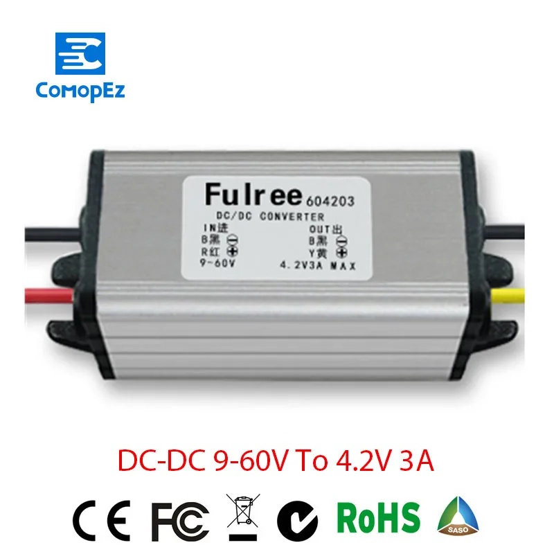 

DC-DC Buck Power Converter 12V/24V to 4.2V 3A