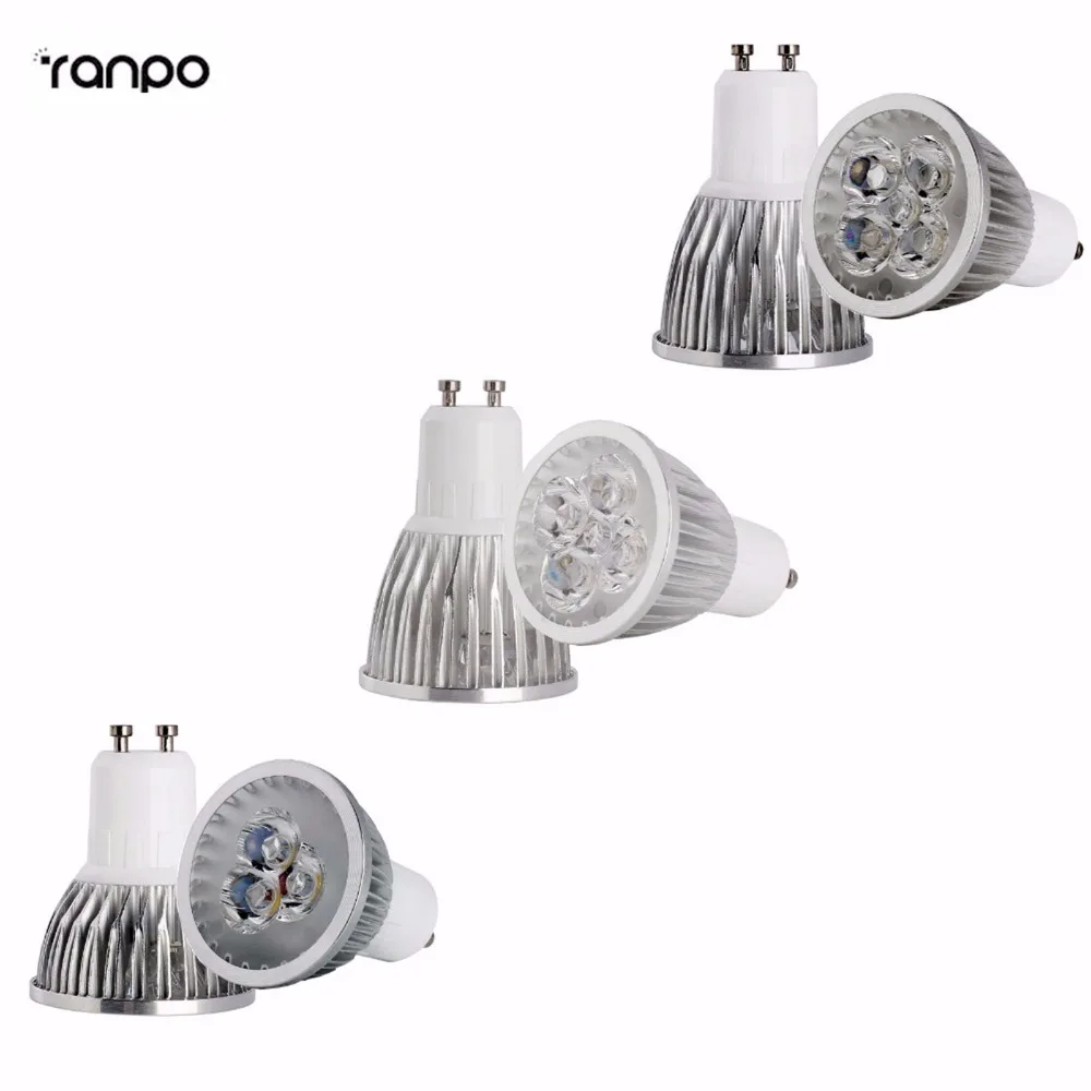 

Super Bright 5PCS/Lots Dimmable Led Spotlights 110V 9W 12W 15W GU10 LED Bulbs Light Warm/Cool White Base LED Downlight Lampada