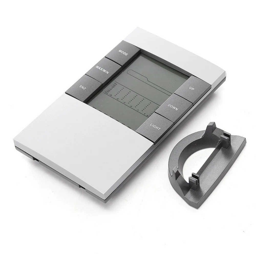 

Digital LCD Thermometer Hygrometer Barometer Forecast Temperature Humidity Meter Backlight Clock Weather Station