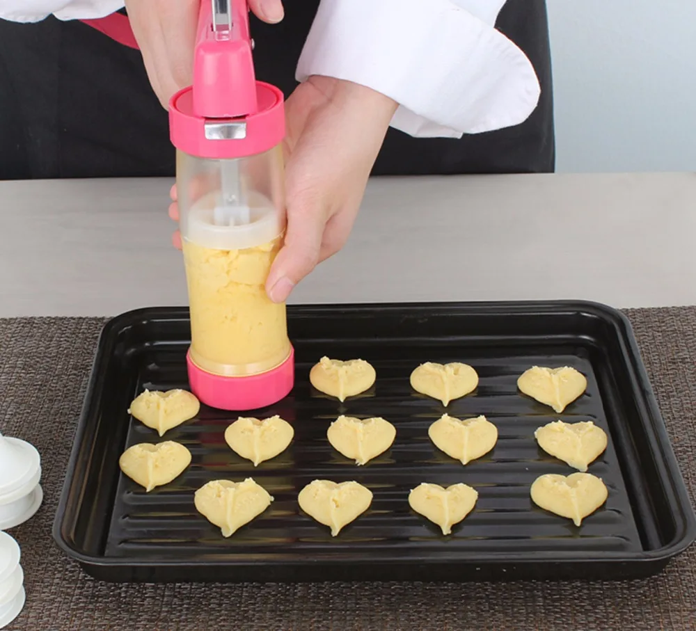 high quality Baking pastry Tools Cookie Mold Press Gun 16 Flower Mold