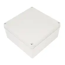 Светло-серый АБС пластик герметичный электрический распределительный Закрытый бокс 200 мм x 200 мм x 95 мм