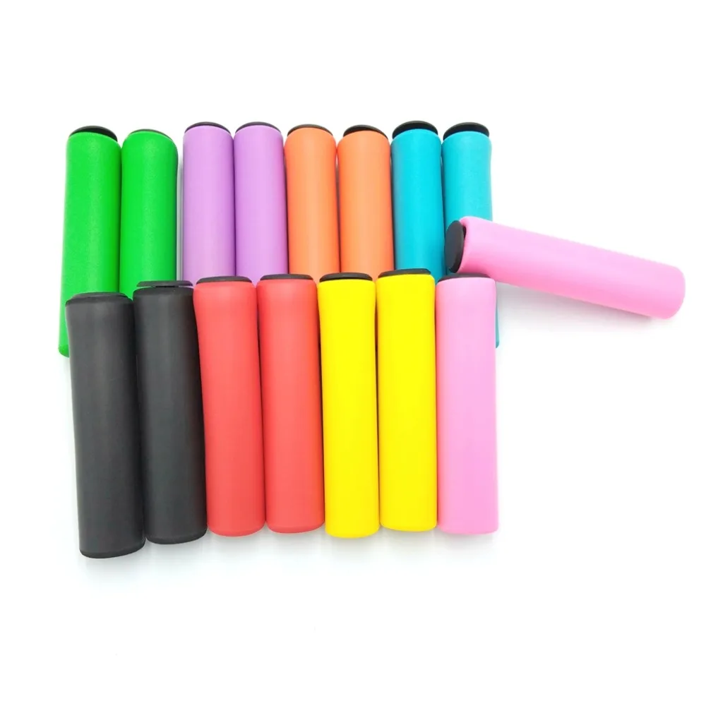 

Outdoor Anti-slip Bike Handlebar Grips Bicycle soft Ultra Light Silicone Resistant Handle Cover XC/AM Anti-skid shock-absorbing