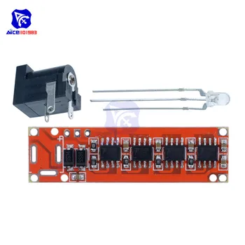 

TP4056 4.2V 3A High Current Lithium Battery Charging Board Charger Module with 5.5*2.1 Female DC Power Adapter LED Indicator