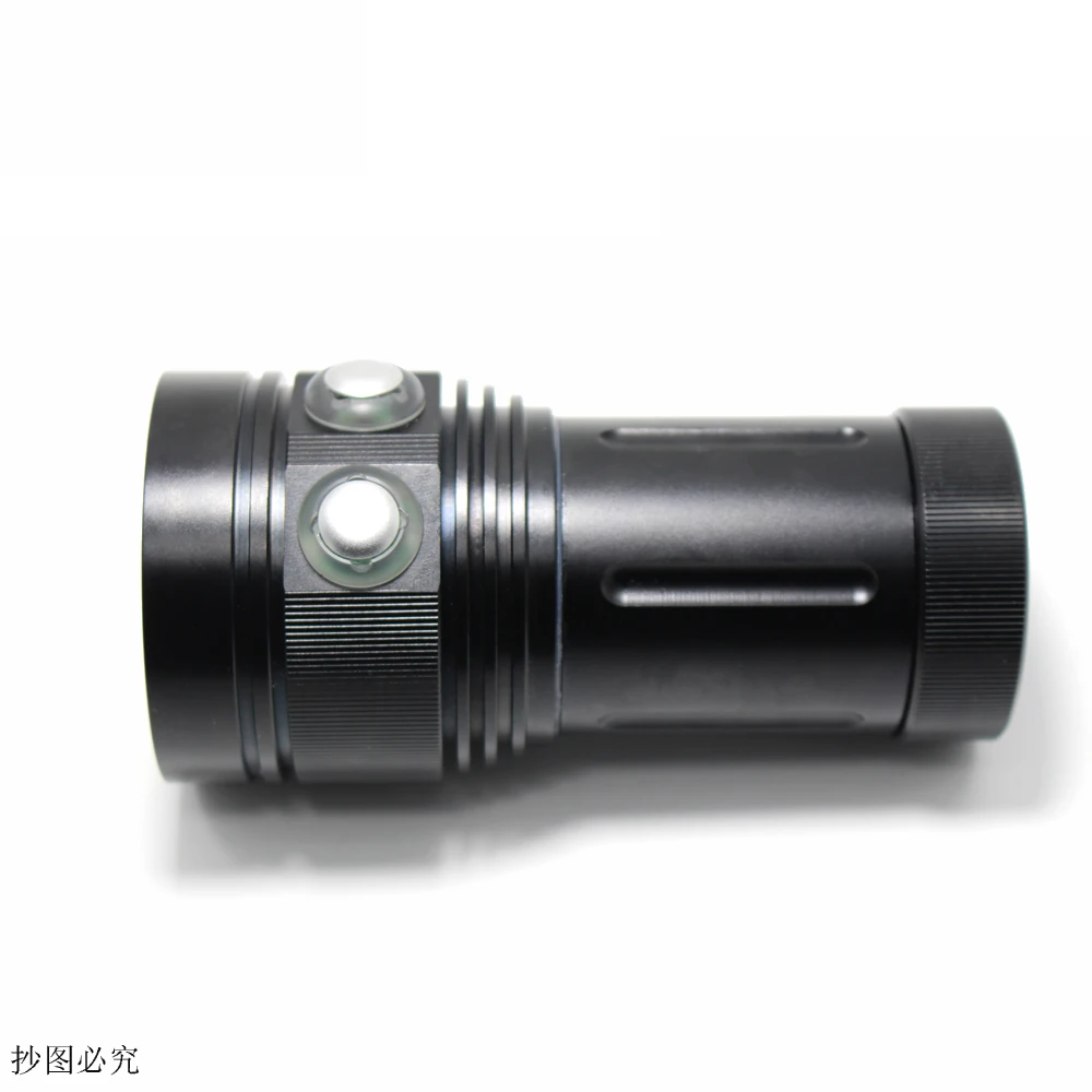 Azul à Prova Branco + 4x Vermelho + 4x Lumens - Dwaterproof Água Mergulho Lanterna Luz Fotografia Subaquática 8000 6 Led uv 9 High Quality Luzes e Iluminação