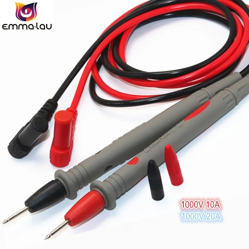 

1000V Practical Multi Meter Test Pen Cable 110CM Universal Digital Multimeter Lead Probe Wire 10A / 20A Wholesale