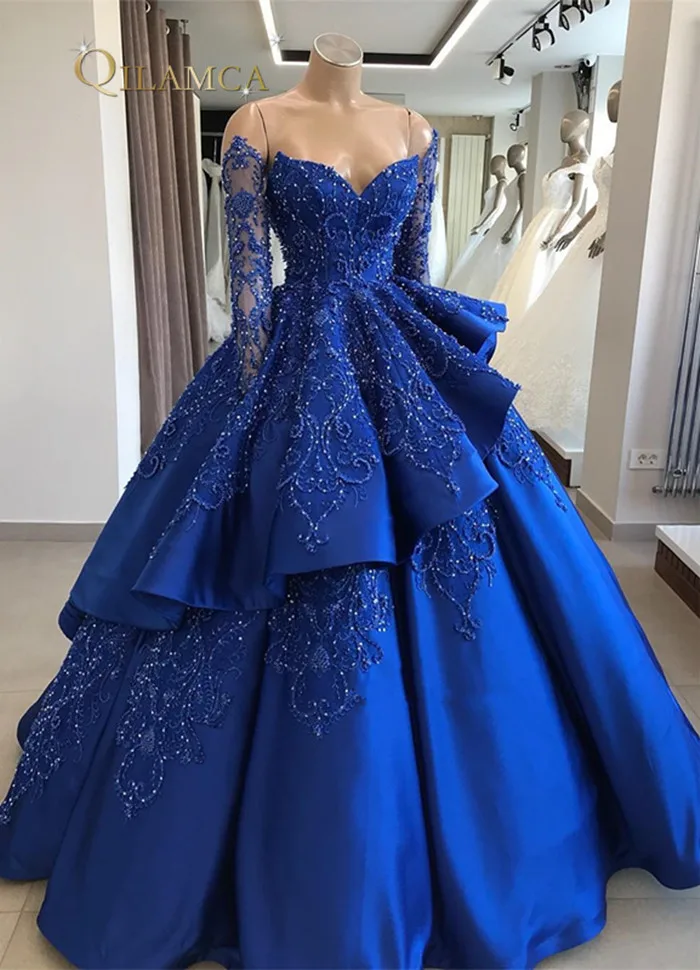 royal blue quinceañera dresses
