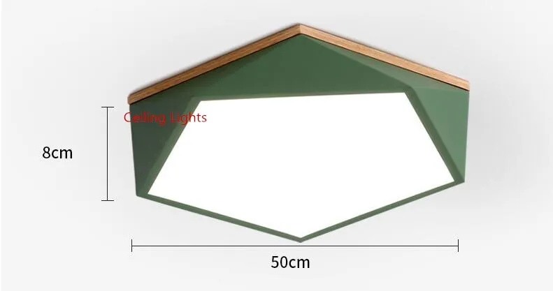 Креативный геометрический арт 36 Вт 45 Вт светодиодный потолочный светильник для гостиной лампа Кабинет Коридор Балкон потолочное освещение