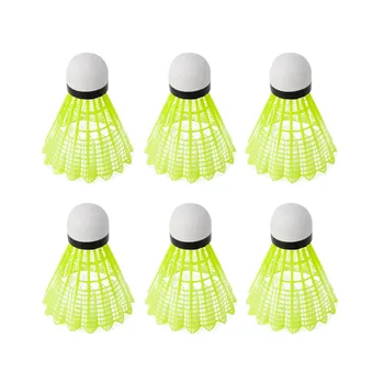 

6 Pcs/Set Durable Training Train Gym Fitness Nylon Shuttlecocks Badminton Ball Sport