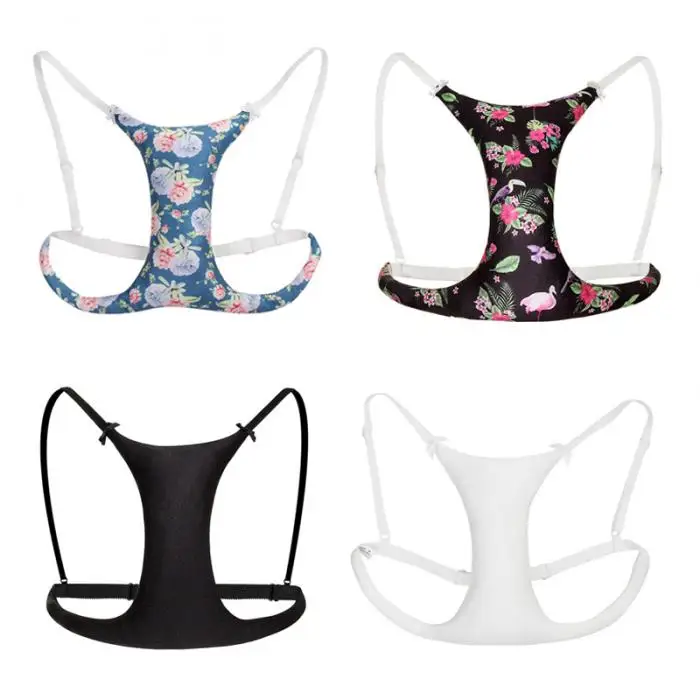 Hot Women Sleep Bra Anti Wrinkle Cleavage Creases Breast Support Pad