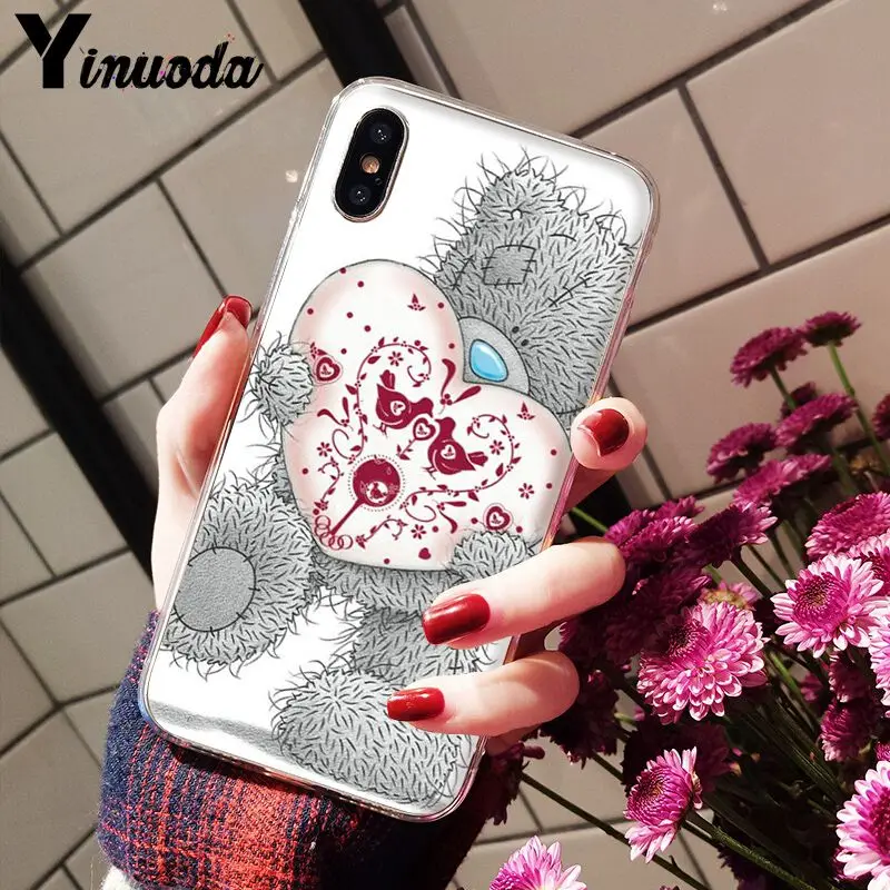 Yinuoda Tatty Teddy Bear Me To You прозрачный мягкий чехол для телефона Apple iPhone 8 7 6 6S Plus X XS MAX 5 5S SE