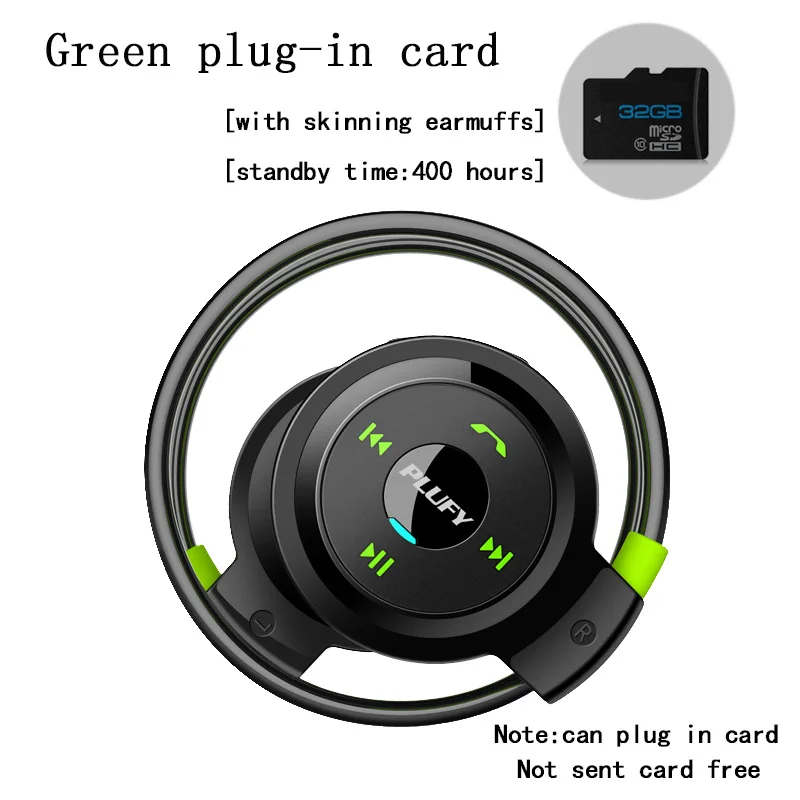 PLUFY L7 наушники долгого ожидания беспроводные bluetooth CSR4.1 с микрофоном Музыка
