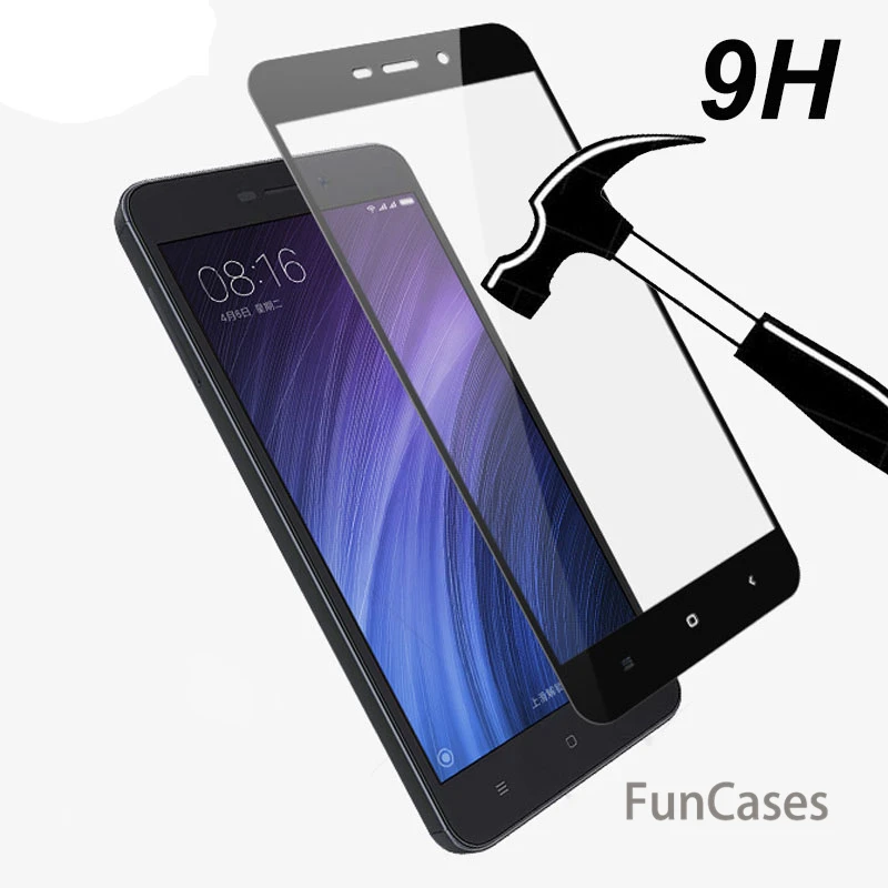 Закаленное Стекло для Xiaomi Redmi 4X5 Plus/Note 5/Note 4 4X 5A Профессиональный откидной Чехол