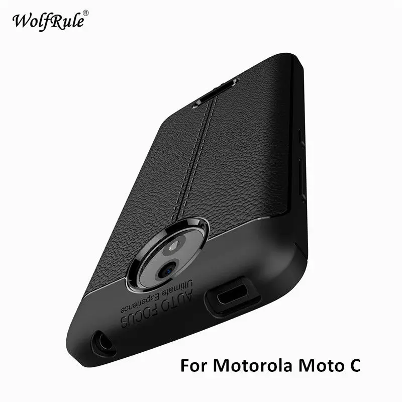WolfRule чехол для Motorola Moto C мягкий TPU мобильный телефон телефона XT1750 XT1754 5'' |