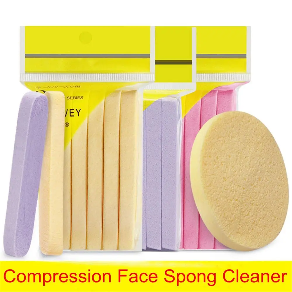 

12PCS/Bag Compress Cleansing Alage Cellulose Sponge Body Facial Face Wash Pad Cosmetic Puff Remove Makeup Beauty Tool