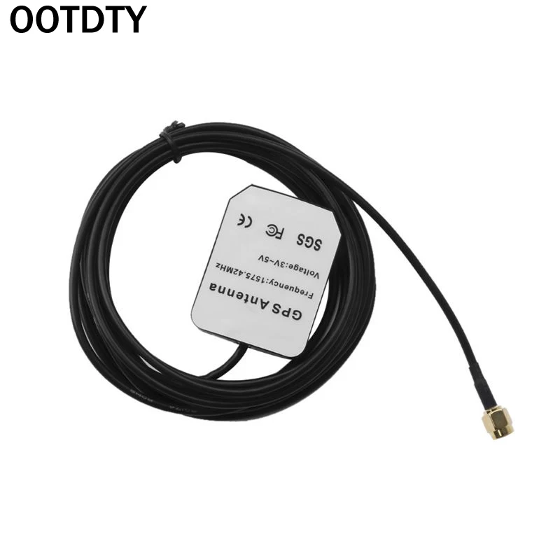 

Car GPS Receiver SMA Conector 3M cable GPS Antenna car Auto aerial adapter for DVD Navigation Night Vision Camera