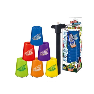 YUXIN высокоскоростной таймер V2 Черный для магического кубика образовательного соревнования скорость укладки чашки Летающий таймер детская игрушка - Цвет: Color random