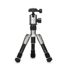 Selens SE-Tmini 18.2in Portable Camera Tripod with Ballhead and Protect Bag for Canon Nikon Sony Cameras and Camcorders (Gray)