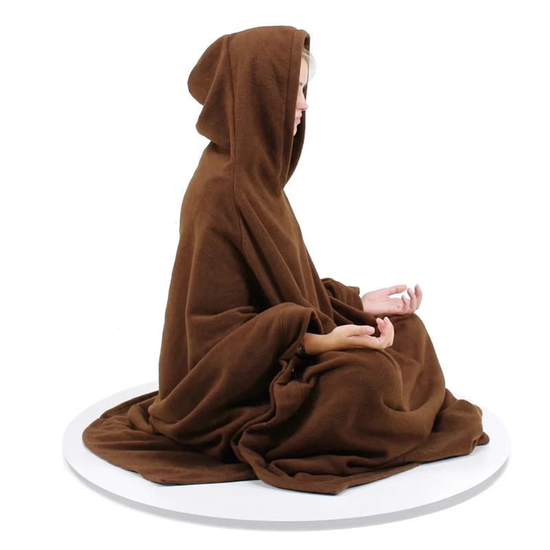 Одежда для медитации дзен мужской халат китайская подушка с капюшоном одежда