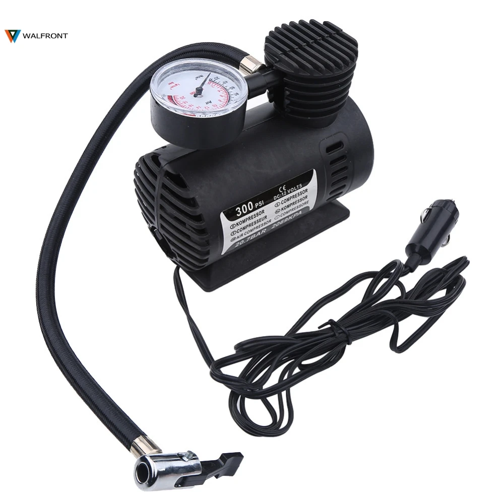 Portable Mini 150 PSI Tire Infaltor Pump 12V Auto Car