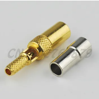 

20pcs RF electrical wire coaxial cable terminal connector SSMB Crimp jack female connector for RG316 RG174 LMR100