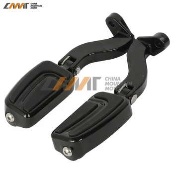 

Black Passenger Mounts W/ Pegs For Harley Tri-Glide Electra Glide Models 93-16