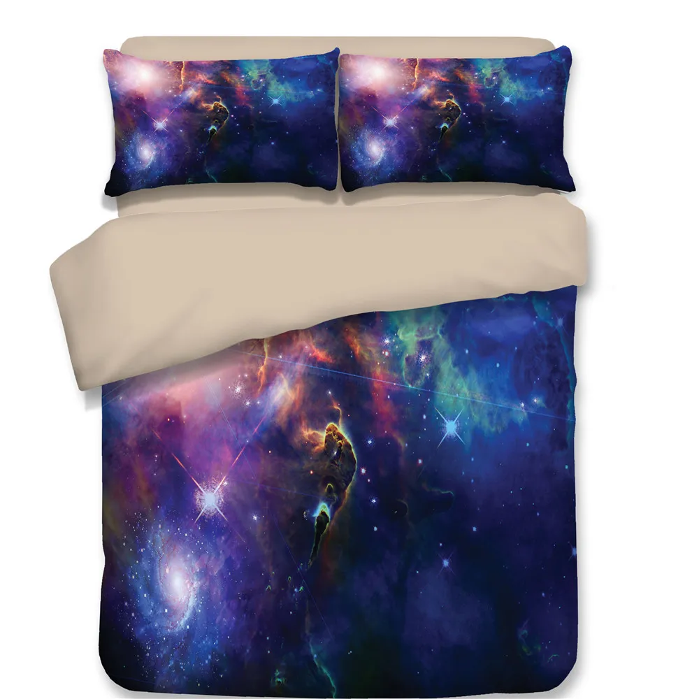 Moon Star Galaxy 3D bedding sets twin full queen size Universe Outer