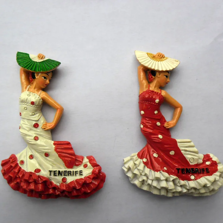 

The Spanish flamenco dancer Fridge Magnets