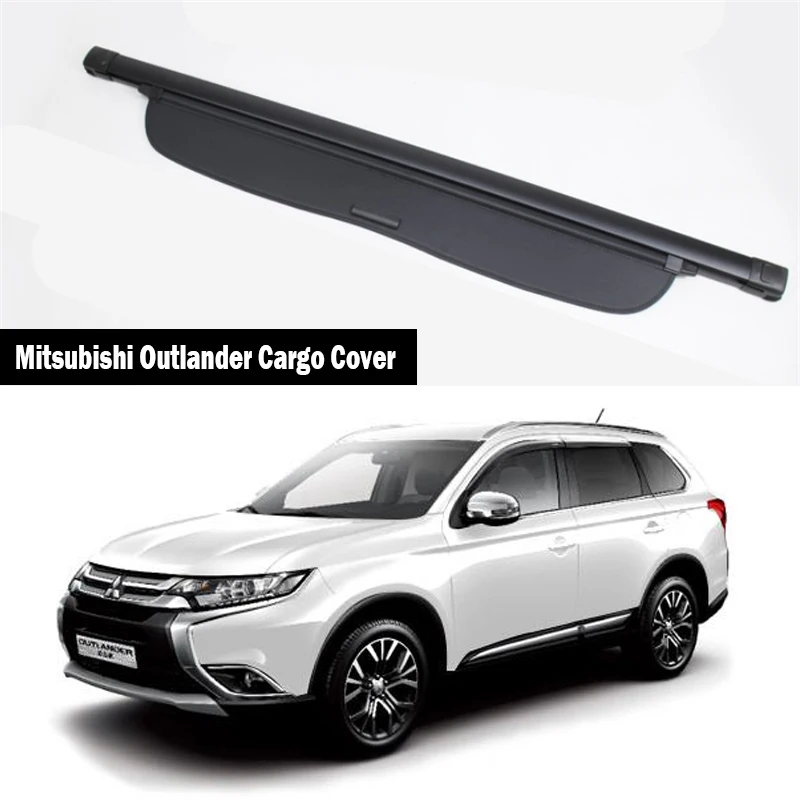 

Rear Cargo Cover For Mitsubishi Outlander 2016 2017 2018 2019 privacy Trunk Screen Security Shield shade Auto Accessories
