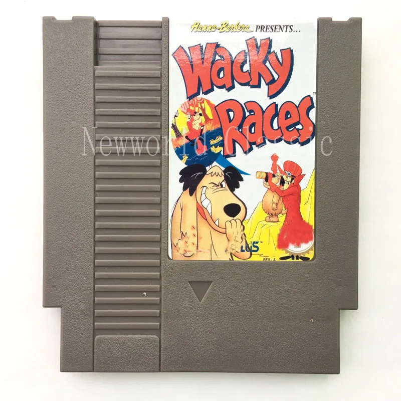 

Wacky racer Video Game Cartridge Card For 72 Pin 8 Bit Game Player