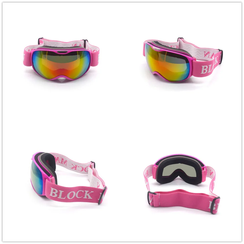 New Professional Ski Goggles Snowboard Children Glasses Snow Mask Skate Eyewear Googles Anti-fog Dual Lens | Автомобили и