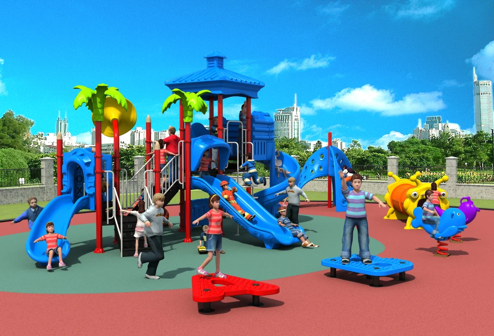 CE/TUV/SGS school outdoor rubber floor playground equipment park