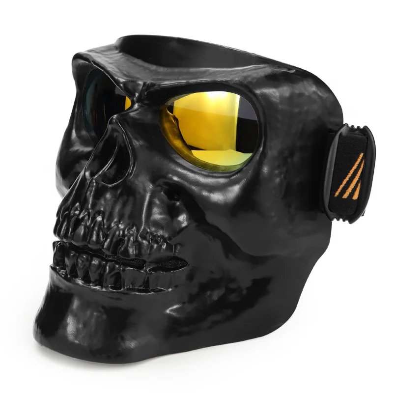 

New Motorcycle Mask Goggles Men Women Cross Country Riding Racing Windproof Goggles Personality Skull Goggles For Unisex