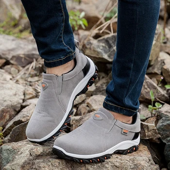 

fashion Men Casual Shoes comfortable shoes autumn/winter warm black gray brown casual Male Shoes Men Trainers Chaussure
