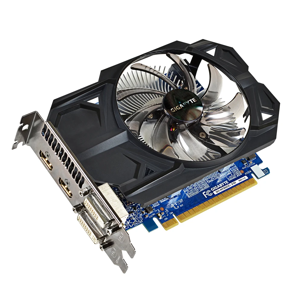  For  GIGABYTE GV-N750OC-2GI DDR5 2G high-end gaming discrete graphics 