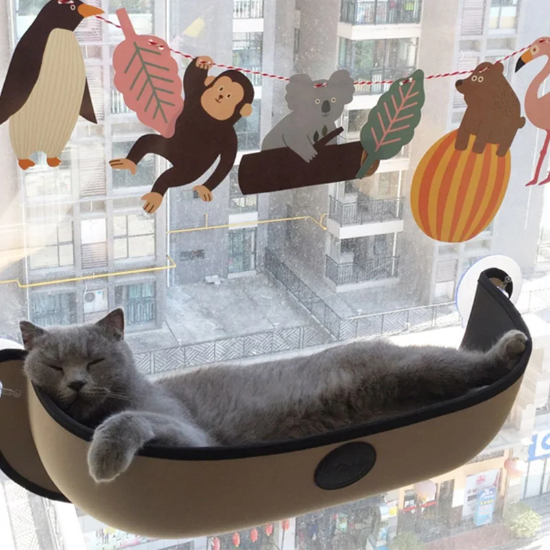 Кошка гамак кровать крепление окно Pod Lounger присоски теплые кровати для домашних