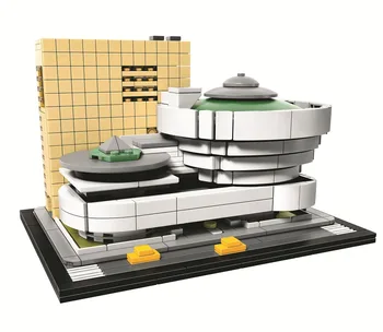 

Solomon R Guggenheim Museum BELA Architecture Building Blocks Sets City Bricks Classic Model Kids Toys