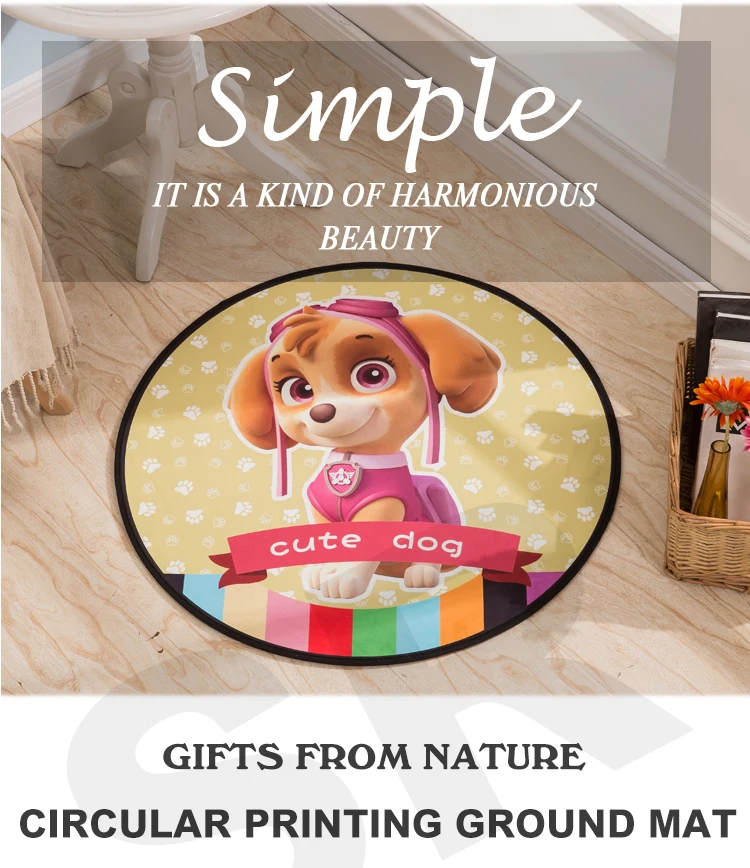 SR Cartoon Animal Anti-Slip Round Rug Kids Room Area Rugs And Carpets For Living Room Bedroom Bathroom Doormat Chair Toilet Mat SR Cartoon Animal Anti-Slip Round Rug Kids Room Area Rugs And Carpets For Living Room Bedroom Bathroom Doormat Chair Toilet Mat