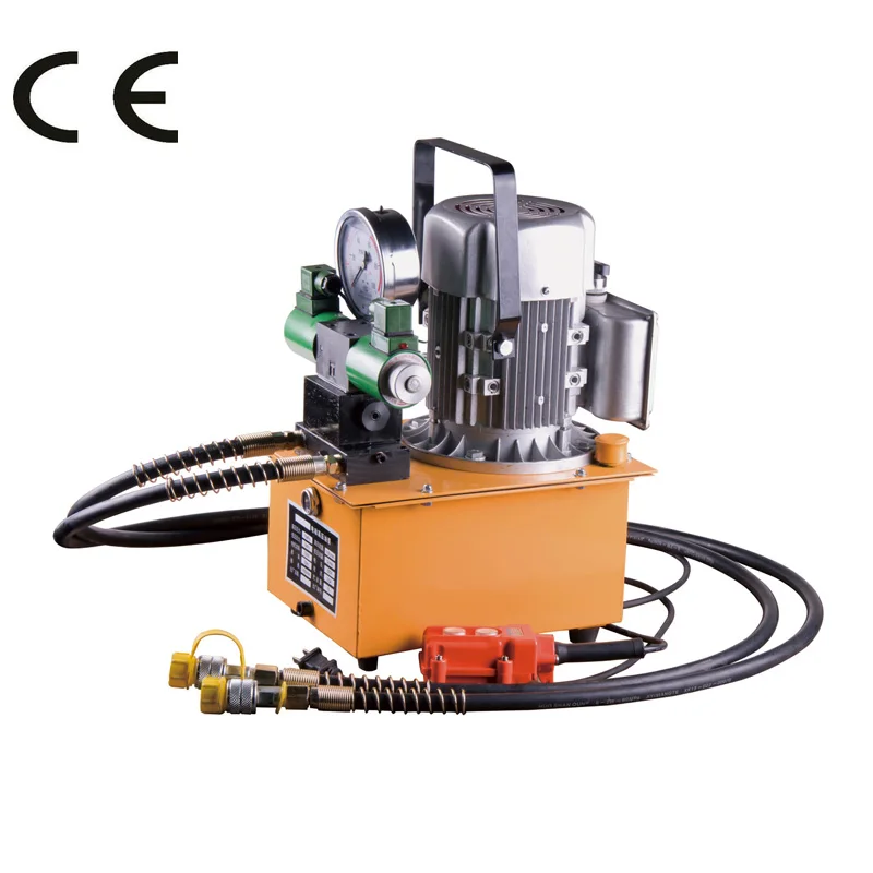 New CE DB075 D2B High Pressure Electric Pump Double Action Electric Hydraulic Pump Oil Pressure