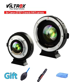 

Viltrox EF-M2 Focal Reducer Booster Adapter Auto-focus 0.71x for Canon EF mount lens to M43 camera EM10/EM10 II/EM10 III/EM5 II