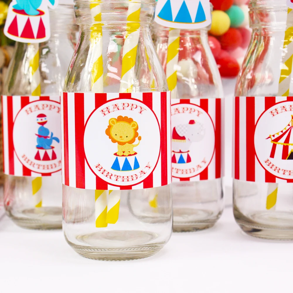 Circus Birthday Party Table Centerpiece Girl Birthday Party Decorations Kids Vintage Pink Carnival Party Decorations Supplies