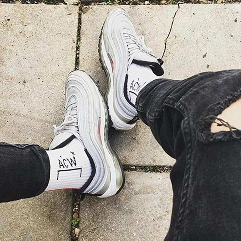

Men women socks ACW a cold wall justin bieber cotton long socks hip hop streetwear kanye west harajuku happy funny socks
