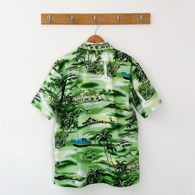 FDWERYNH Комплект из 2 предметов Гавайский Стиль Для мужчин рубашки и шорты Летняя 3d принт штаны брюки под смокинг рубашка Camisa Masculina