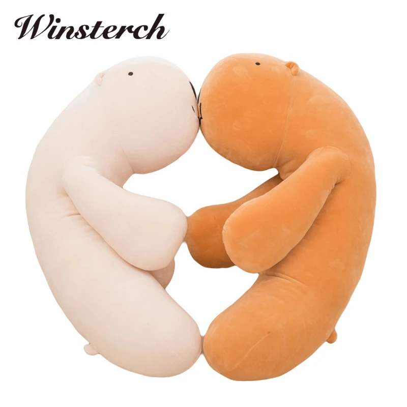 

90cm Cute Plush Capybara Toys Pillow Cushion Plush Toys Soft Stuffed Animal Bear Dolls Baby Kids Gifts Brinquedos WW392