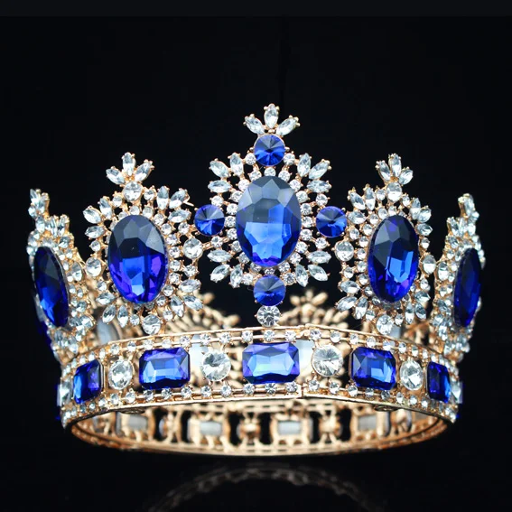 Crystal Queen Bridal Tiaras and Crowns Bride Headpiece Wedding Head Jewelry Accessories For Women Diadem Prom Hair Ornaments 