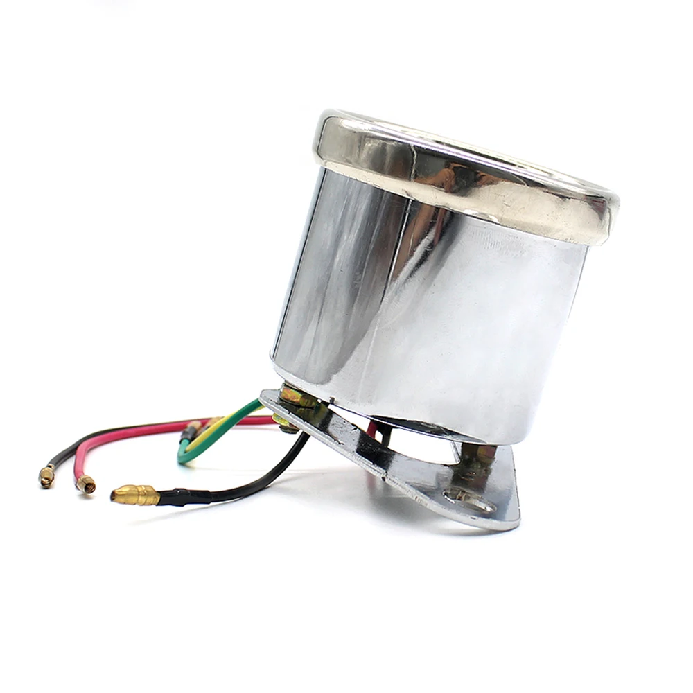 Мотоцикл Спидометр Speed Gauge со СВЕТОДИОДНОЙ Подсветкой (Серебро)|meter tank|meter lightmeter